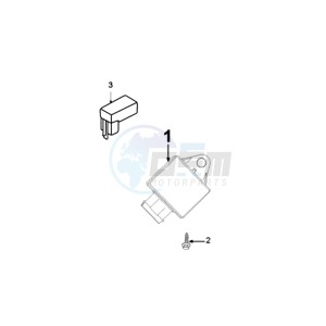 LUDIX 10 RVA ONE drawing ELECTRONIC PART WITH CDI