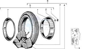 PX 150 E drawing Wheel