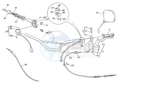 W12 350 drawing HANDLEBAR - DRIVE CONTROLS