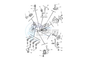 YZF R1 1000 drawing ELECTRICAL DEVICES