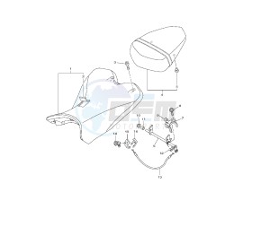 YZF R1 1000 drawing SEAT