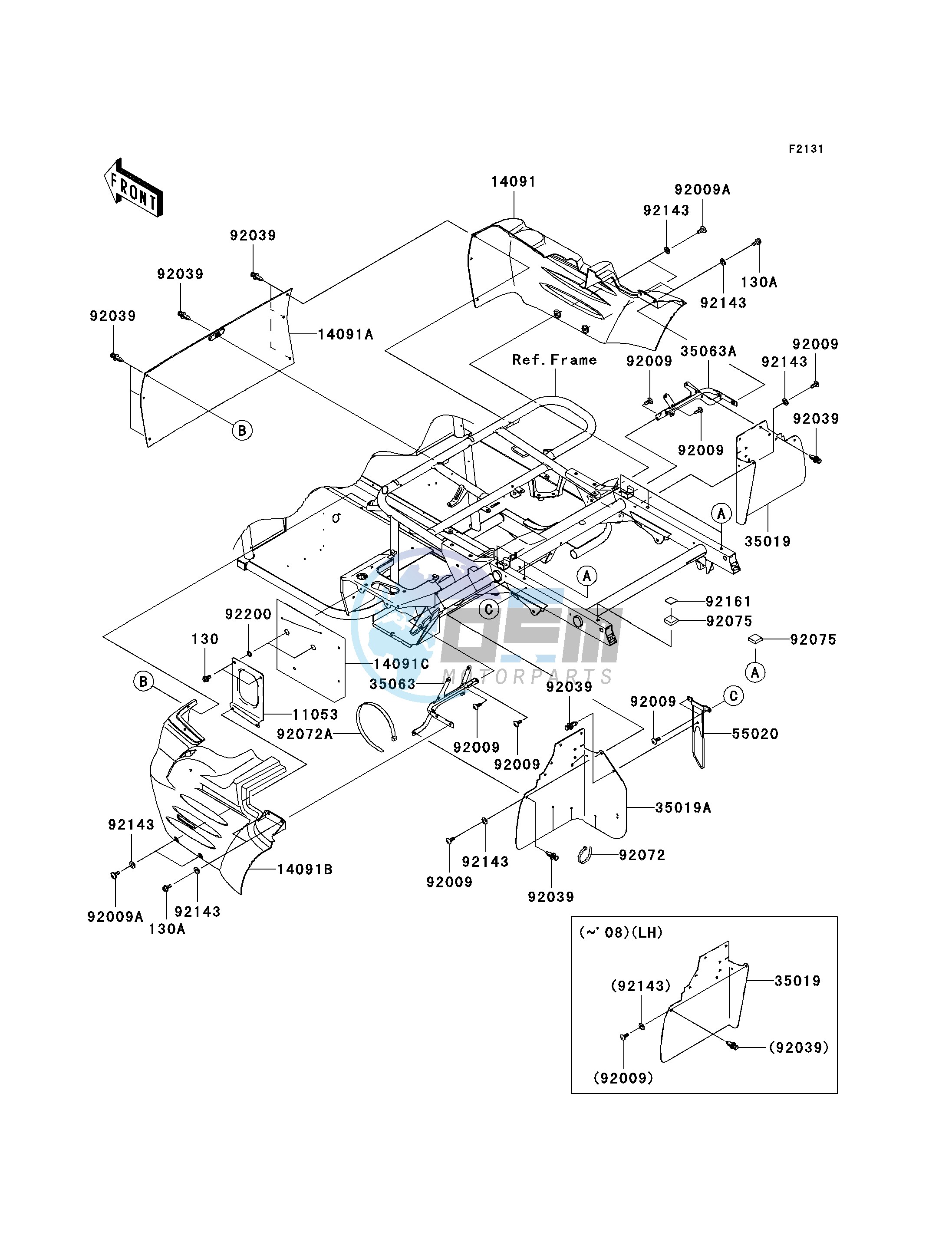 FRAME FITTINGS-- REAR- -