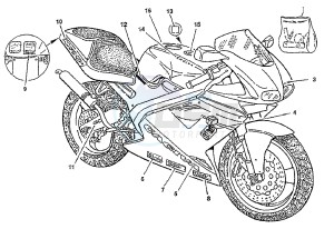 MITO EVOL.125 drawing LABEL COLOR “F”