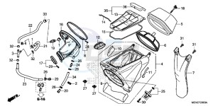 CRF450RE CRF450R Europe Direct - (ED) drawing AIR CLEANER