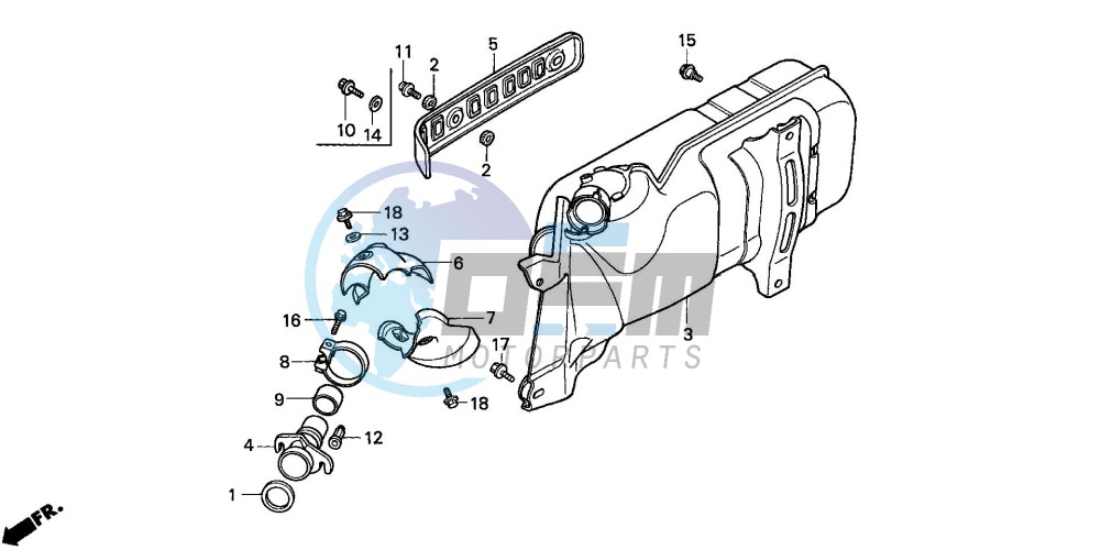 EXHAUST MUFFLER