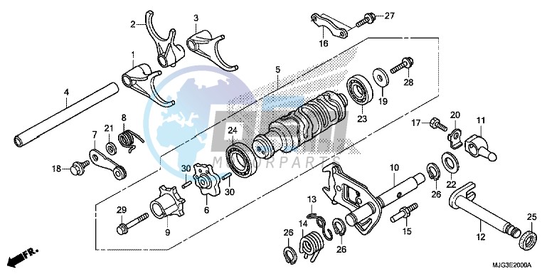 SHIFT DRUM/ SHIFT FORK (1)