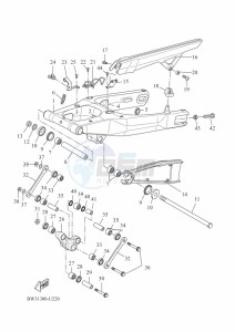 XTZ690 TENERE 700 (BFF2) drawing REAR ARM