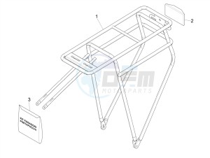 Wi-Bike Mas Deore Active-2017 (NAFTA) drawing Rear luggage rack