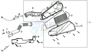 FIDDLE II 50 drawing AIRFILTER