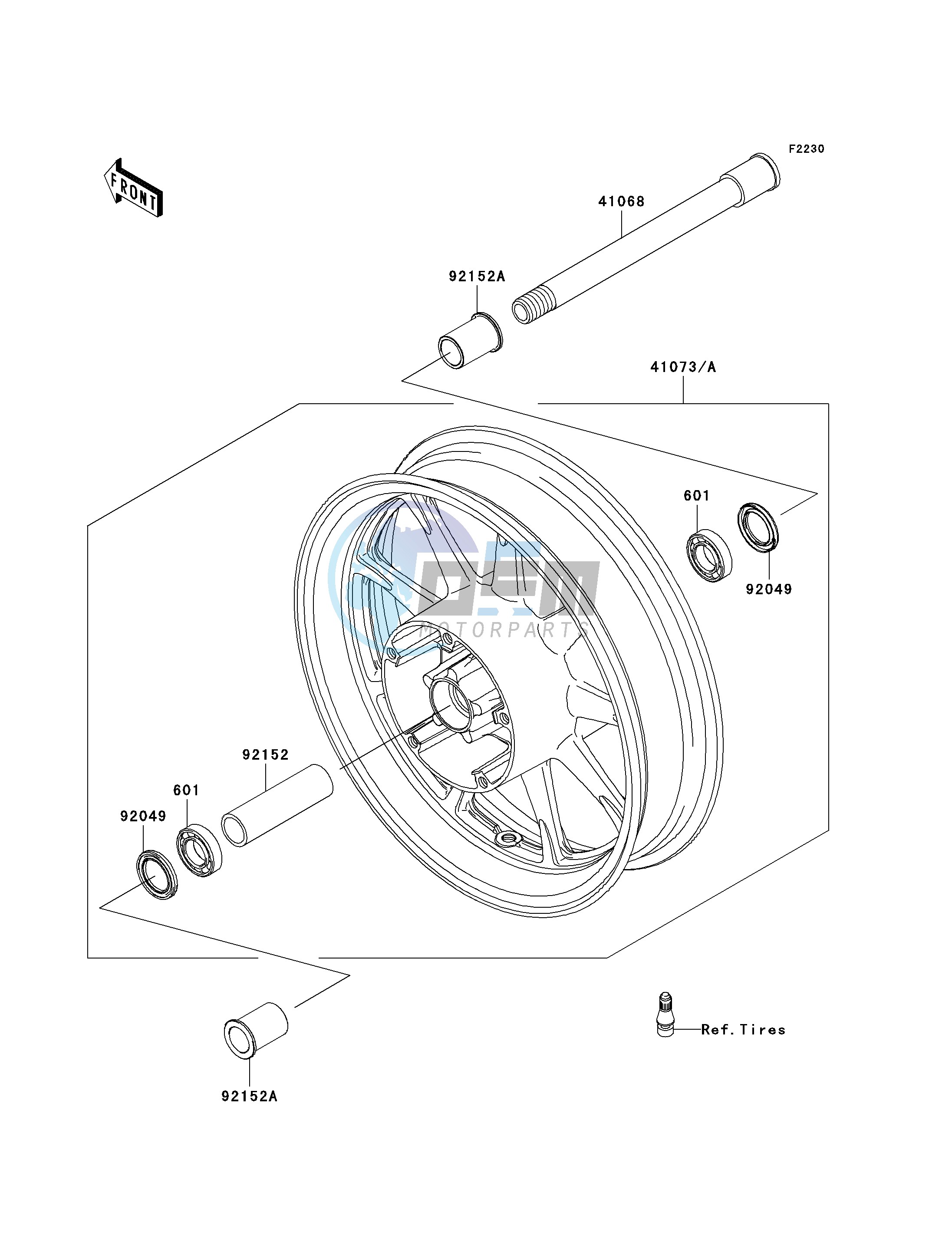 FRONT WHEEL