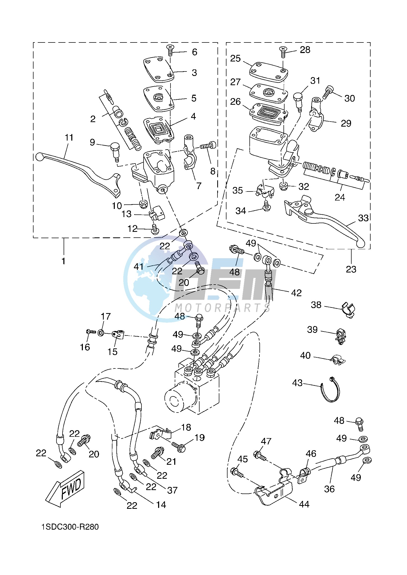 STEERING HANDLE & CABLE