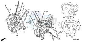 VT750CA9 Europe Direct - (ED / MK) drawing CRANKCASE