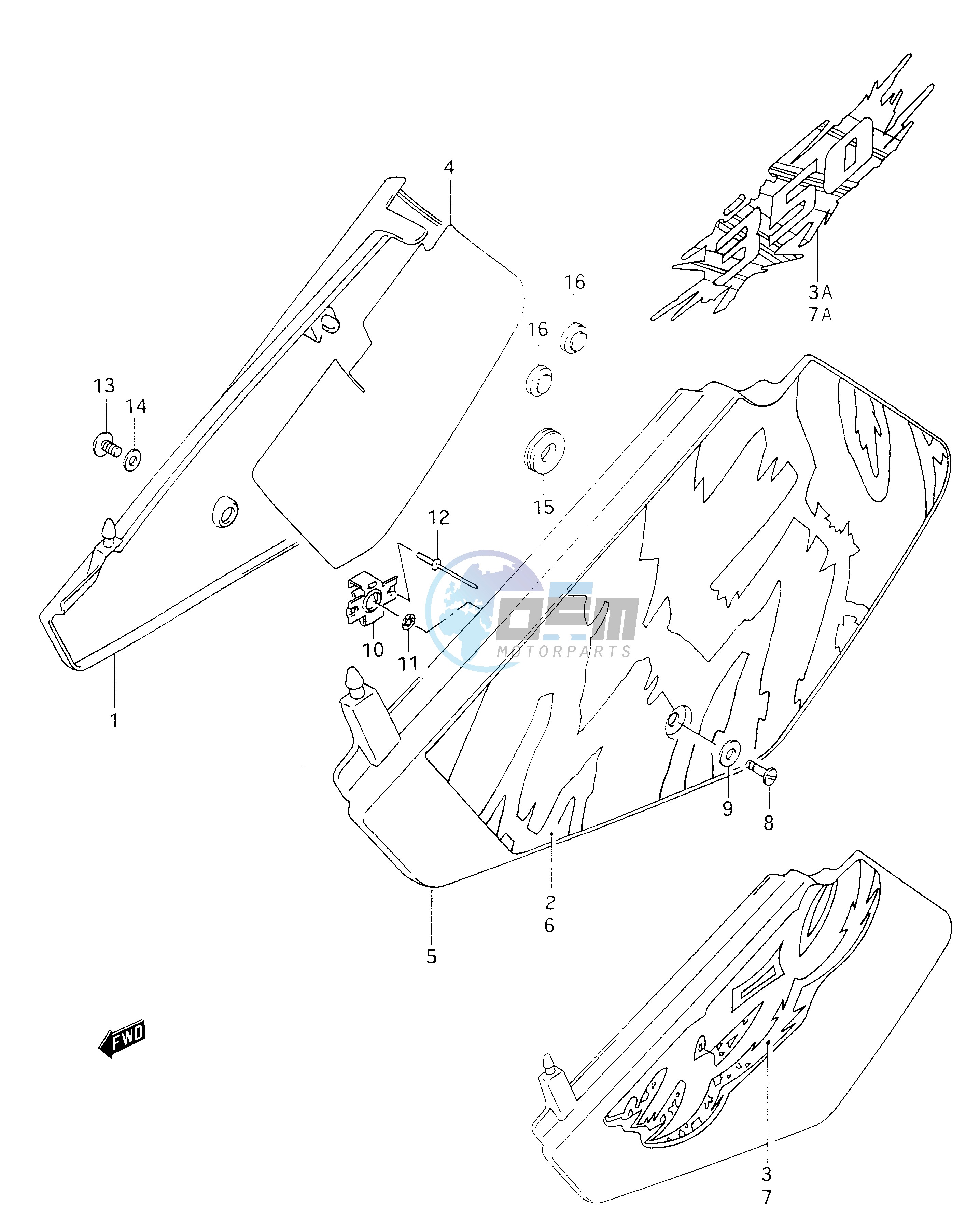 FRAME COVER (MODEL N P R)