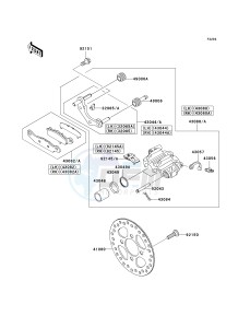 KSF 450 B [KFX450R MONSTER ENERGY] (B8F-B9FB) B8FA drawing FRONT BRAKE