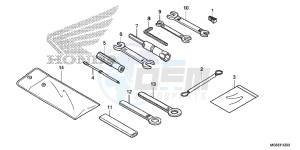 NC700SD NC700S Europe Direct - (ED) drawing TOOL