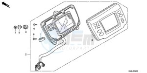 TRX500FAA Europe Direct - (ED) drawing METER