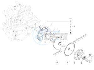 Typhoon 50 4T 4V E2 (NAFTA) drawing Driving pulley