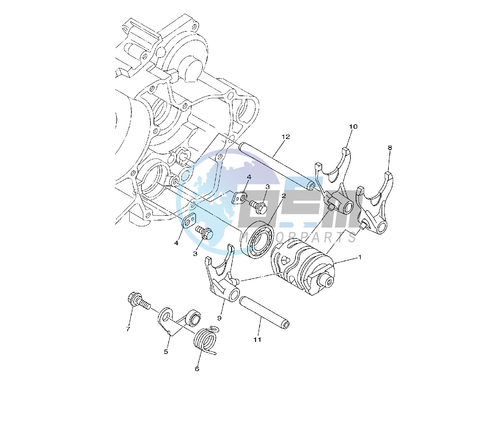 SHIFT CAM AND FORK