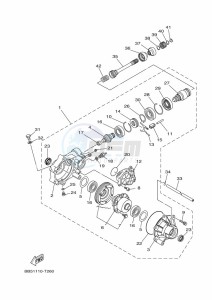 YFM450FWBD YFM45KPLK (BB5H) drawing FRONT DIFFERENTIAL