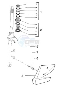 Sfera 125cc drawing Steering