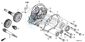 NSS125DF Forza 125 - NSS125D Europe Direct - (ED) drawing TRANSMISSION