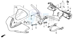 NES125 drawing HANDLE PIPE/HANDLE COVER