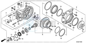 GL1800A France - (F / CMF) drawing FINAL DRIVEN GEAR