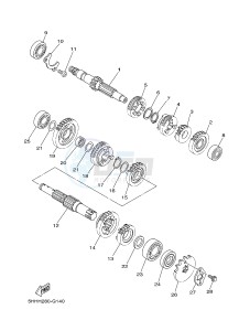 TT-R125 TT-R125LW (2CP4) drawing TRANSMISSION