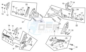 TUONO 1100 V4 FACTORY E4 SUPERPOLE ABS (APAC) drawing Foot rests