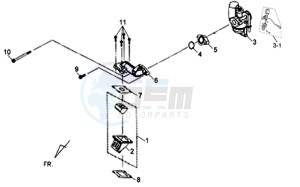 ORBIT 50 2T NAKED drawing CARBURATOR