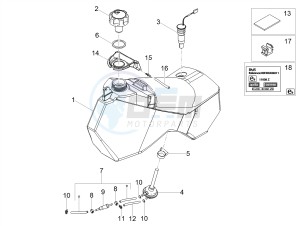 RX 50 FACTORY E4 (EMEA) drawing Fuel tank