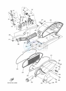 CZD300-A XMAX 300 (BBA4) drawing REAR WHEEL & BRAKE SYSTEM