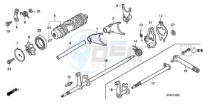 TRX420FMA Europe Direct - (ED / 2ED 4WD) drawing GEARSHIFT FORK