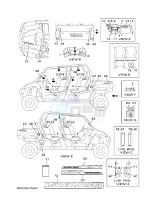 YXC700E YXC70VPXG VIKING VI (B853) drawing EMBLEM & LABEL 1