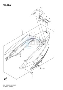 GSF1250 (E2) Bandit drawing SEAT TAIL COVER (GSF1250SAZK9)