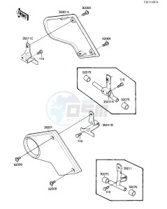 KLF 110 A [MOJAVE 110] (A1-A2) [MOJAVE 110] drawing SIDE COVERS