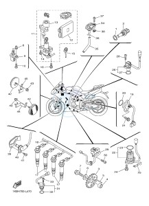 YZF-R1 YZF-R1E 998 R1 (2SG3) drawing ELECTRICAL 1