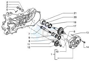 NRG 50 MC3 DT drawing Rear wheel shaft