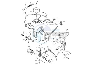 WR F 400 drawing FUEL TANK