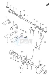 RM80 (E24) drawing EXHAUST VALVE