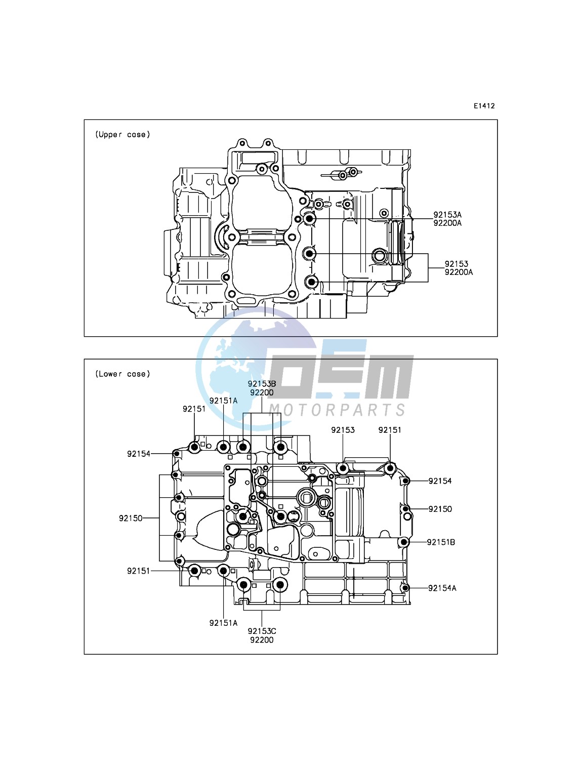 Crankcase Bolt Pattern