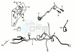 MIO 50 drawing CDI - WIRING HARNASS / IGNITION LOCK