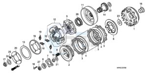 TRX420FPM9 U / 4WD drawing CLUTCH