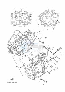 YFM700FWBD YFM7NKPXK (B5KD) drawing CRANKCASE