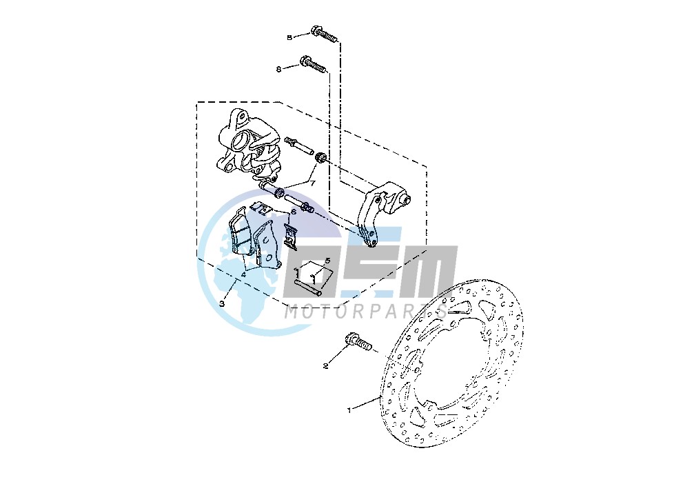 FRONT BRAKE CALIPER