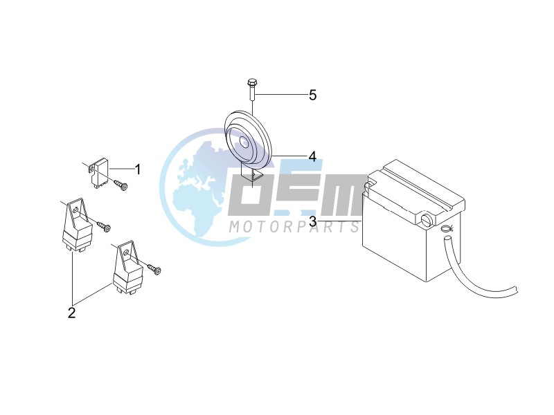 Remote control switches - Battery - Horn