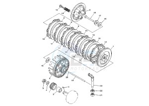 YZ N-LW 80 drawing CLUTCH