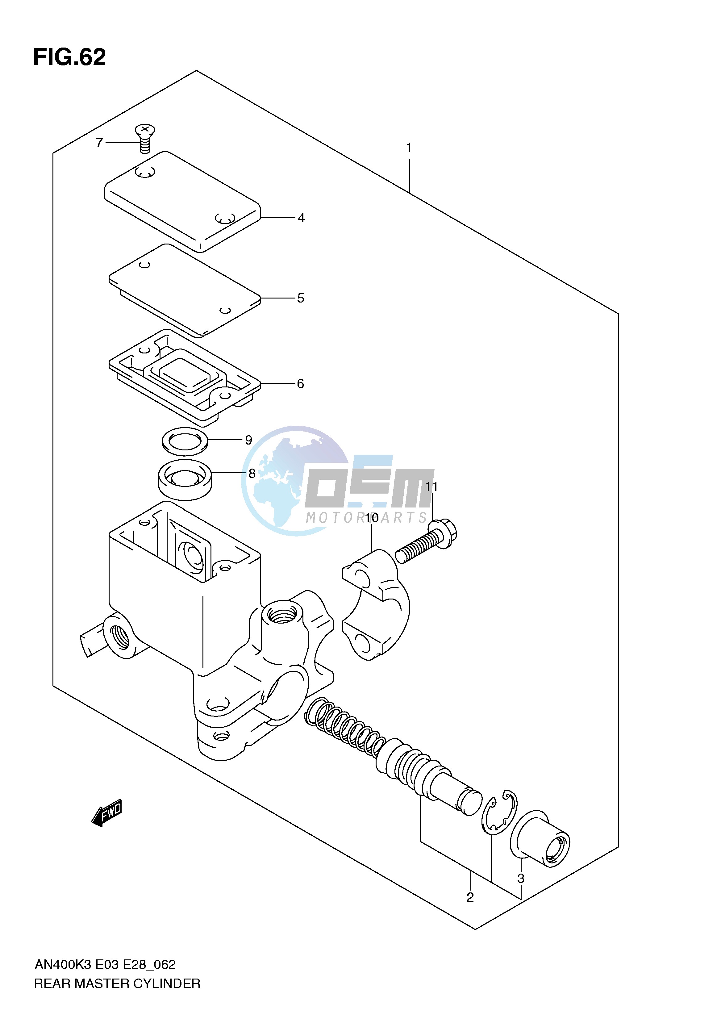 REAR MASTER CYLINDER