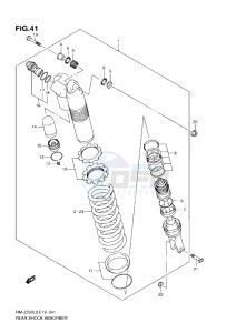 RM-Z 250 drawing REAR SHOCK ABSORBER (L0-L1)