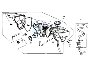 HUSKY - 125 cc drawing INTAKE